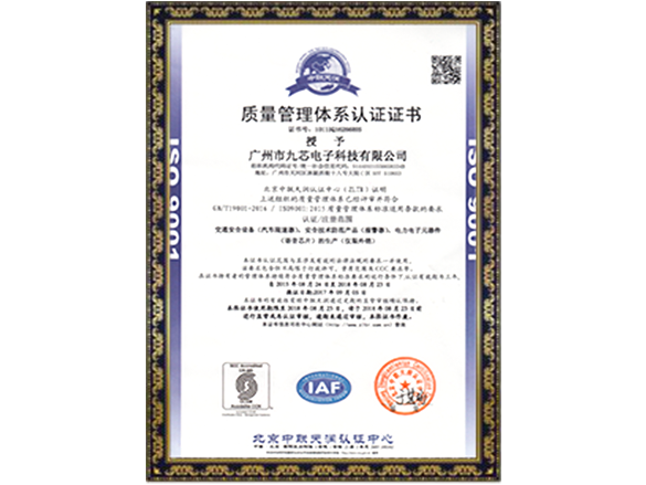 ISO9001质量管理体系认证（中文版）
